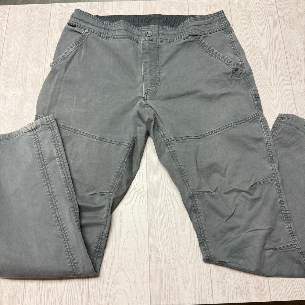 KÜHL Men’s Pants 34x32 Gray Hiking Outdoor Utility Work Pants Rugged Casual
